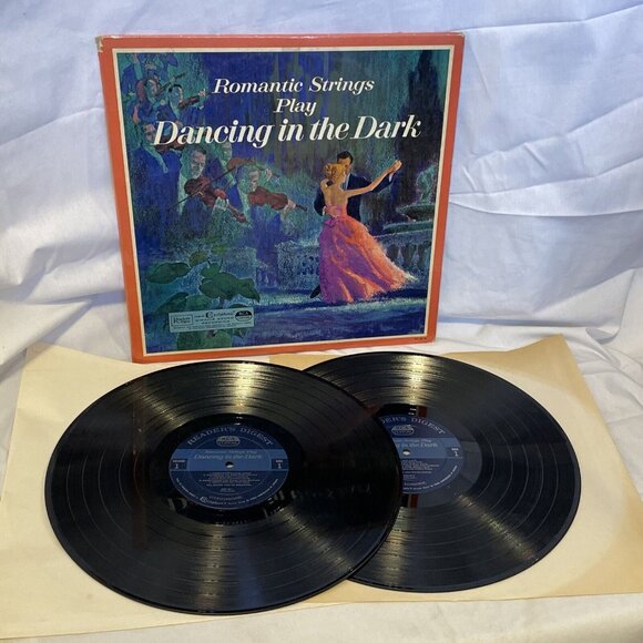 Romantic Strings Play Dancing In The Dark (Vinyl, 1963, 2x LP) Reader's Digest - Picture 2 of 12